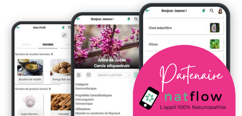 partenariat natflow appli naturopathie
