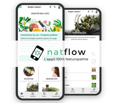 Partenaire Koréva : Natflow, l'appli 100% naturopathie
